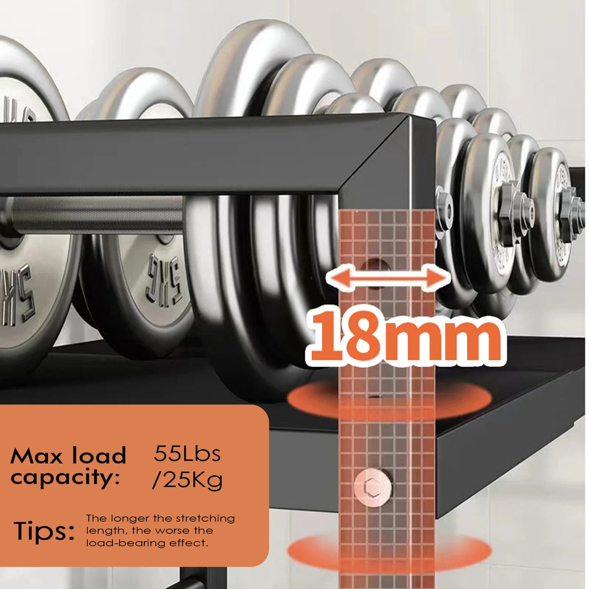 UK Stock Expandable Microwave Oven Rack Heavy‑Duty Carbon Steel Adjustable 40‑60cm Countertop Storage Shelf with Hooks Multifunctional Kitchen Organiser